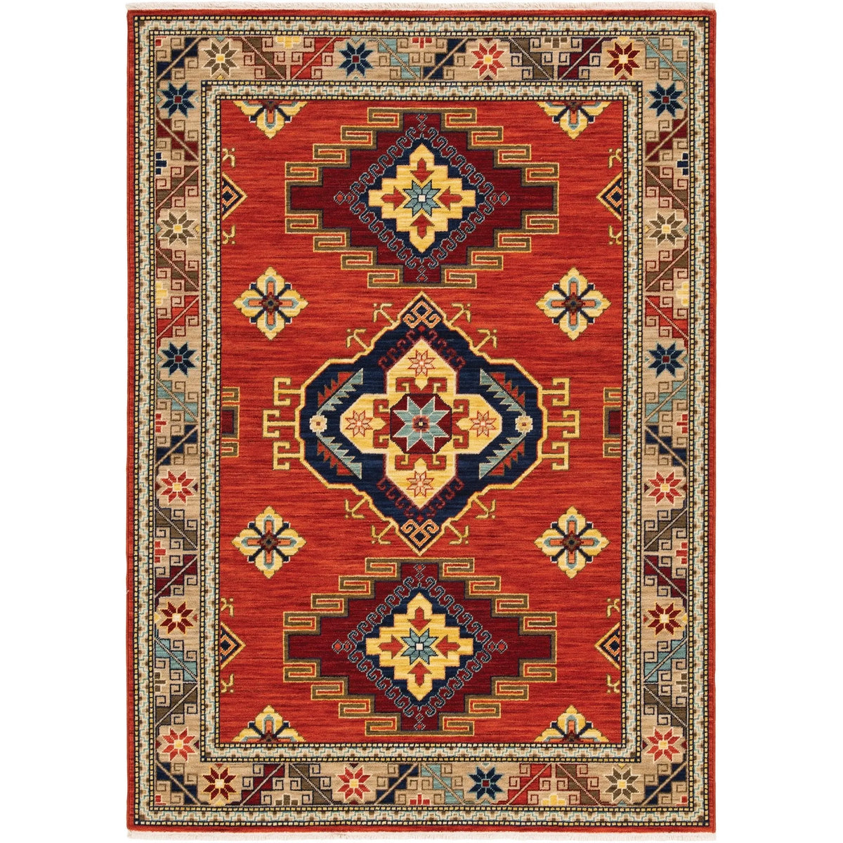 Lilihan 5504P Red/Multi Rug - Rug & Home