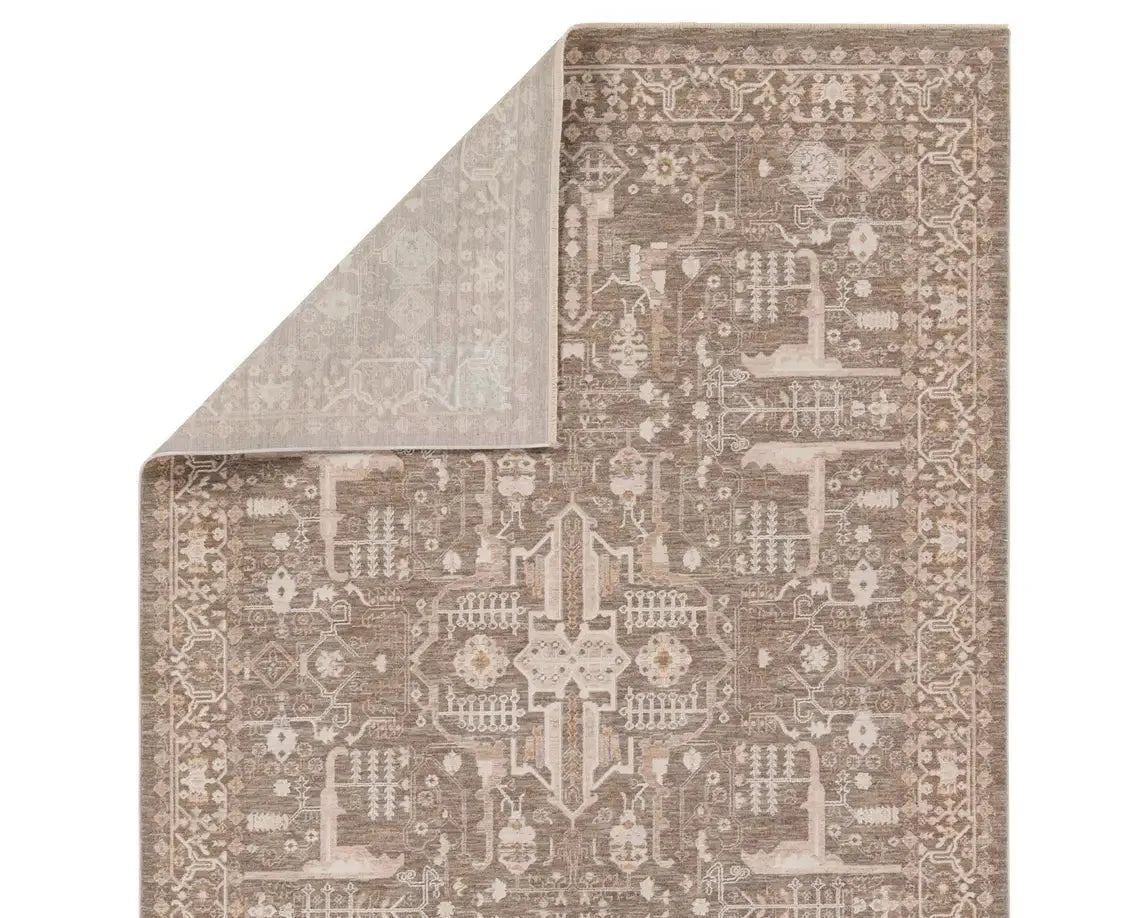 Lilit LIL03 Brown/cream Rug - Rug & Home