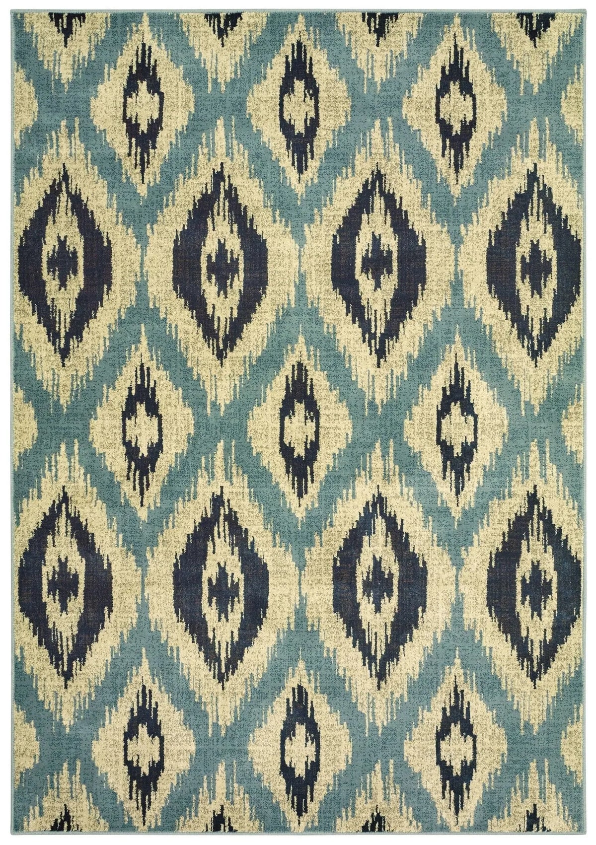 Linden 7825C Blue/ Grey Rug - Rug & Home