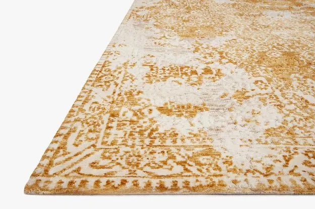 Lindsay LIS-01 Gold/Antique White Rug - Rug & Home