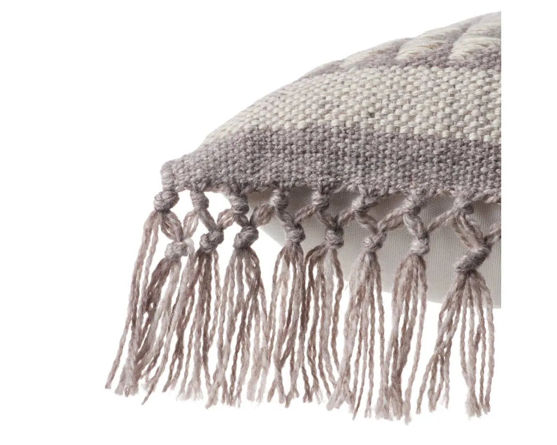 Liri LIR01 Taupe Pillow - Rug & Home