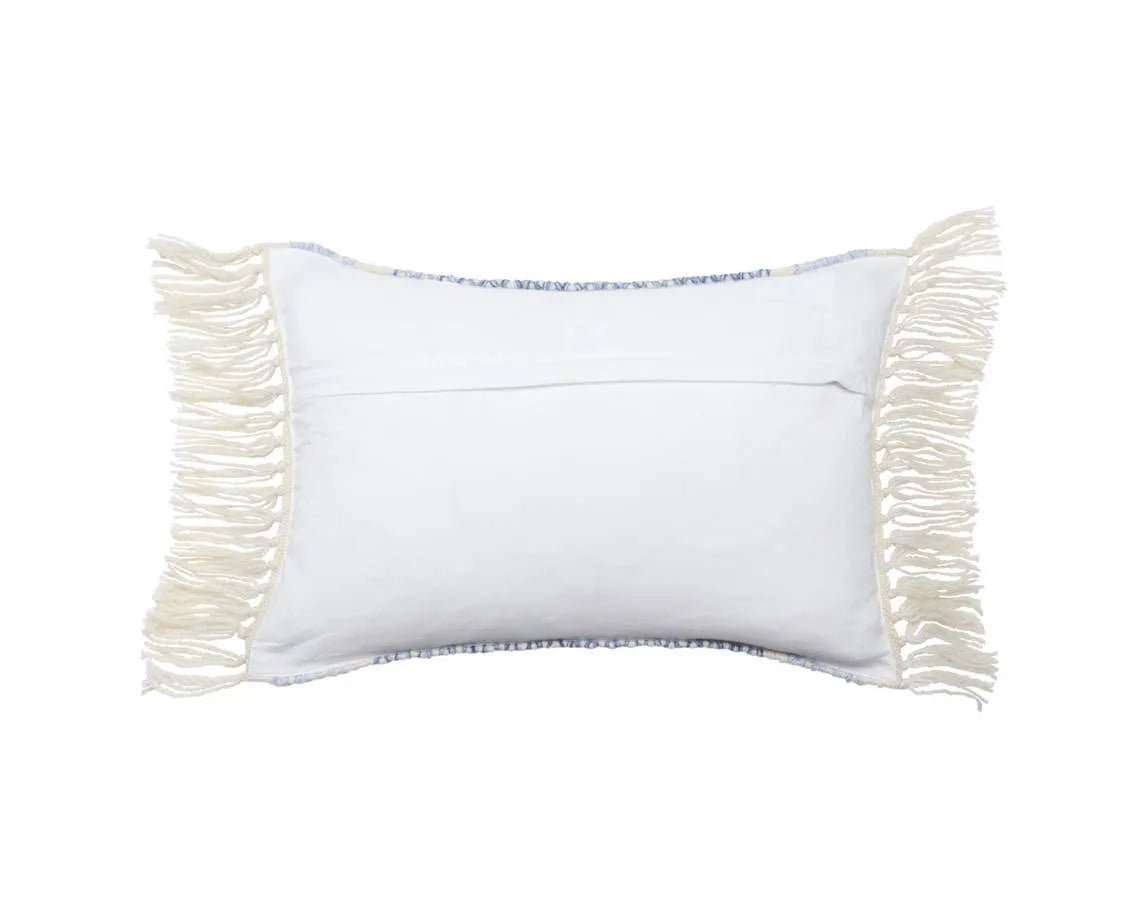 Liri LIR03 Light Blue/Ivory Pillow - Rug & Home