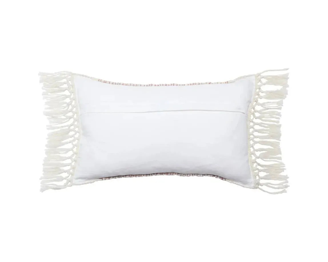 Liri LIR06 Light Burgundy/Ivory Pillow