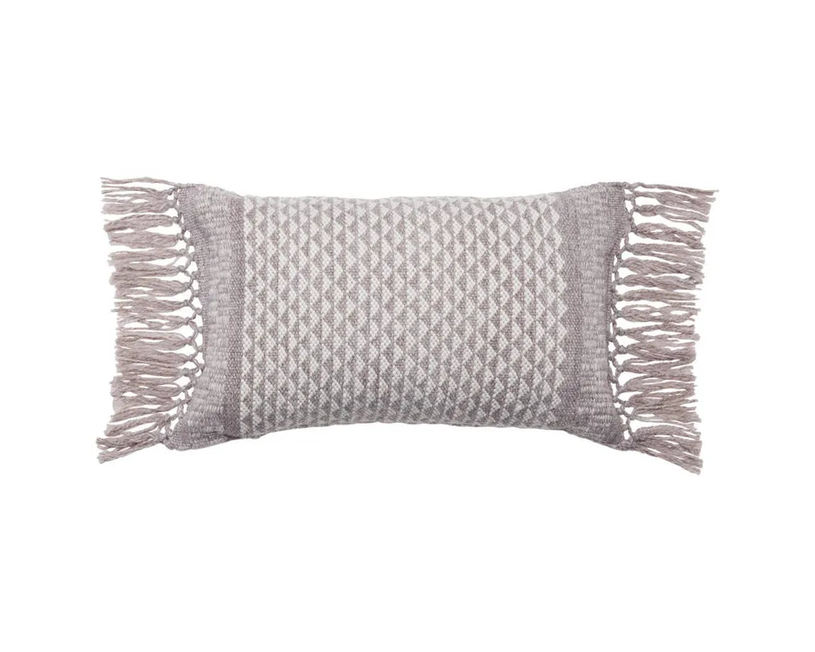 Liri LIR08 Taupe/Ivory Pillow - Rug & Home