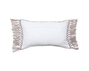 Liri LIR08 Taupe/Ivory Pillow - Rug & Home