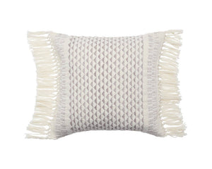 Liri LIR10 Taupe/Ivory Pillow - Rug & Home