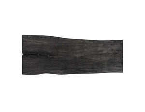 Live Edge Dining Table 84" Black - Rug & Home