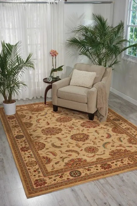 Living Treasures LI04 Ivory Rug - Rug & Home