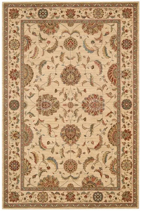 Living Treasures LI04 Ivory Rug - Rug & Home