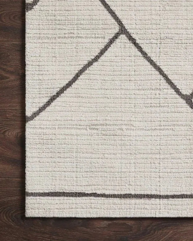 Logan LOG-01 Ivory/Charcoal Rug