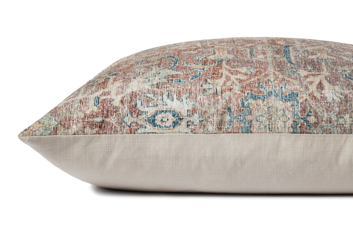 Loloi Fp0003 Red/Multi Pouf