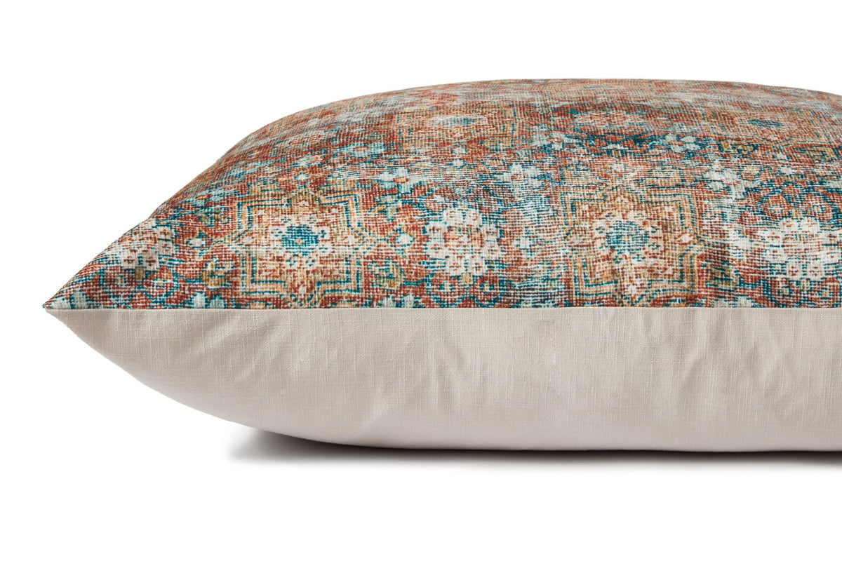 Loloi Fp0011 Terracotta/Multi Pouf
