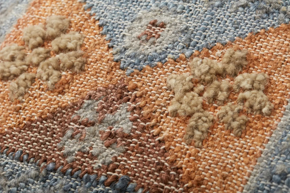 Loloi Lpf0018 Blue/Multi Pouf