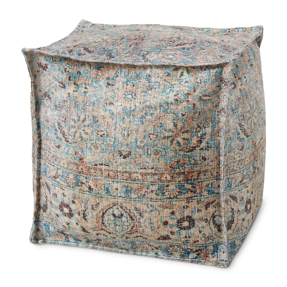 Loloi Lpf0025 Gold/Multi Pouf - Rug & Home