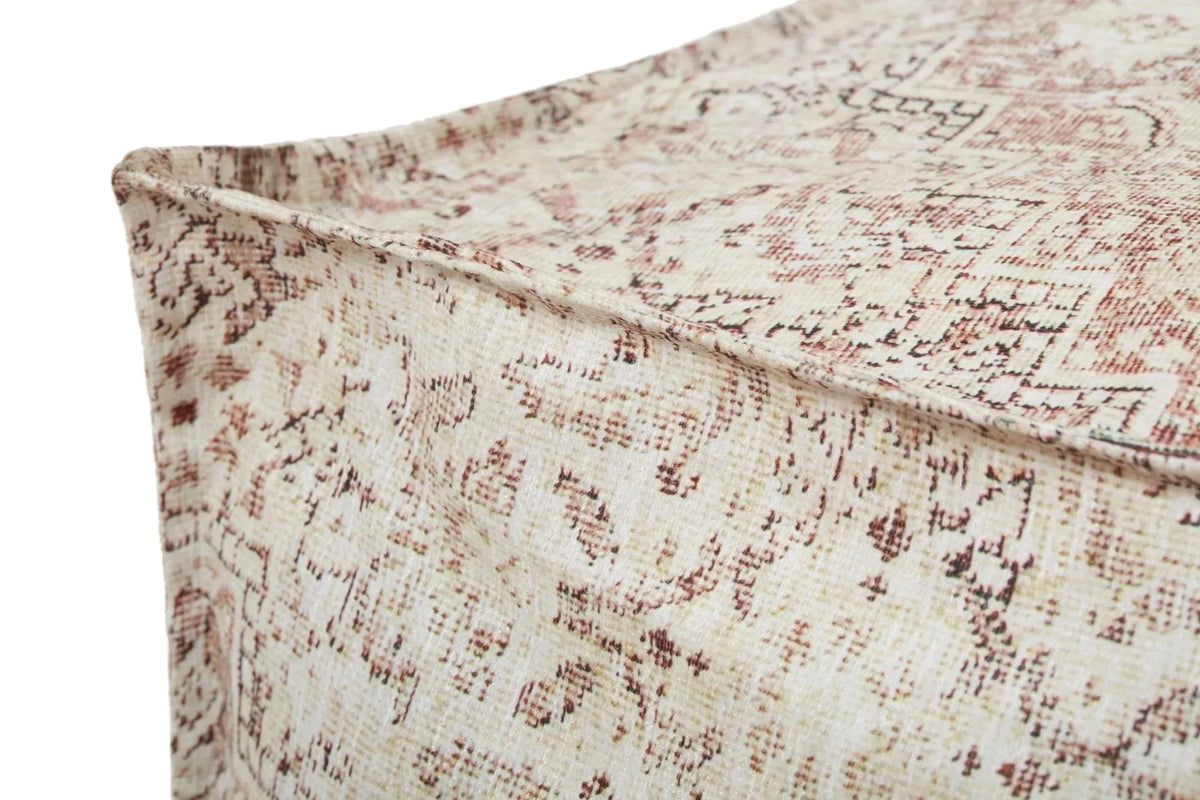 Loloi Lpf0027 Beige/Multi Pouf