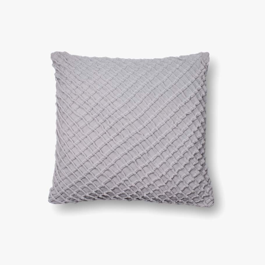 Loloi P0125 Grey Pillow - Rug & Home