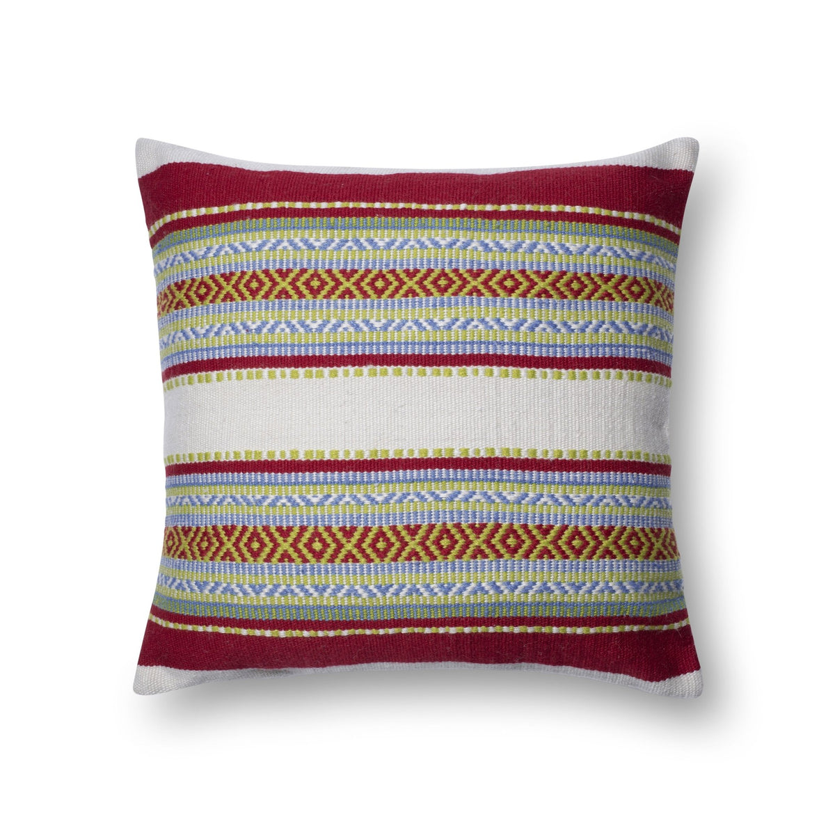 Loloi P0213 Red/Multi Pillow