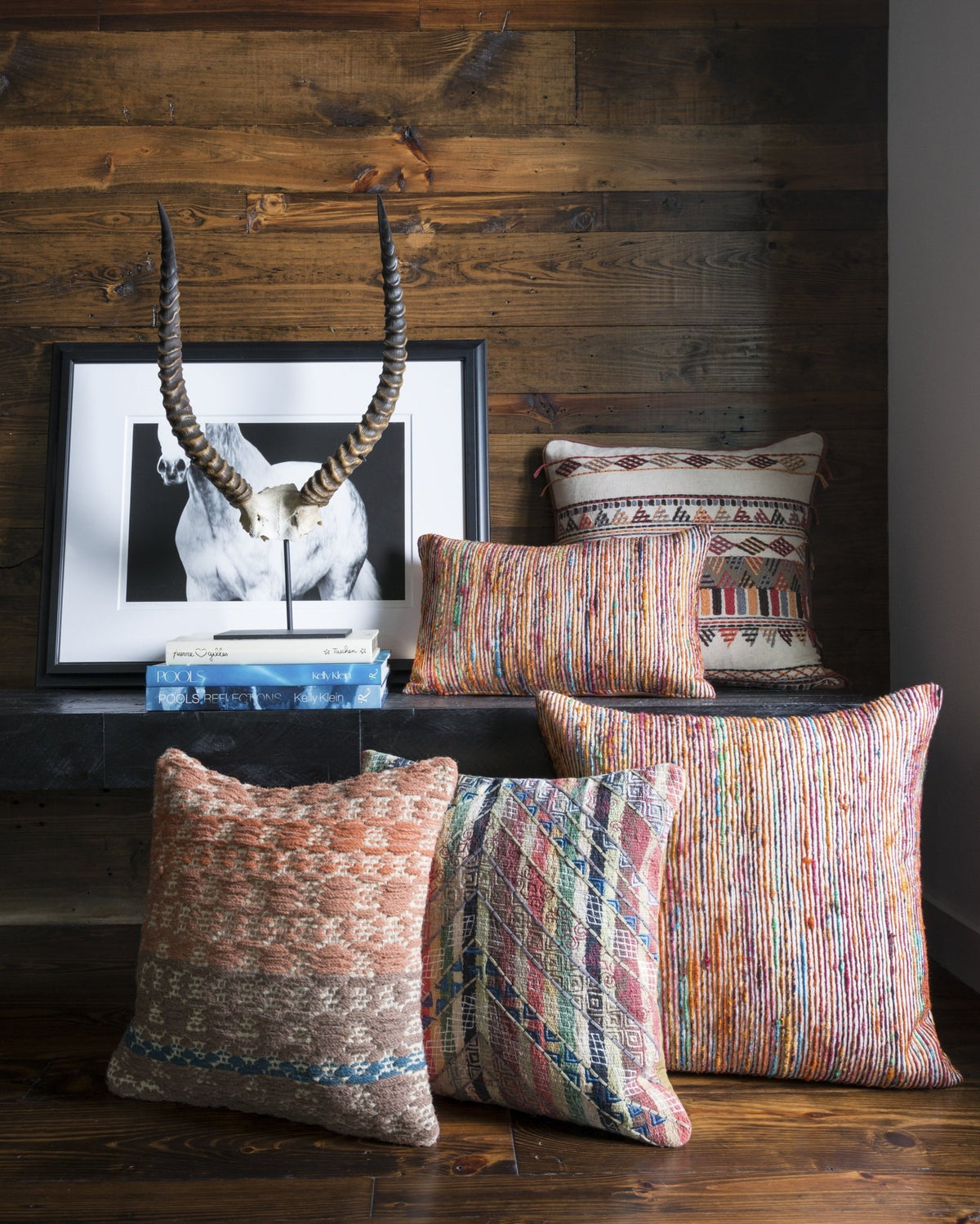 Loloi P0242 Rust/Multi Pillow