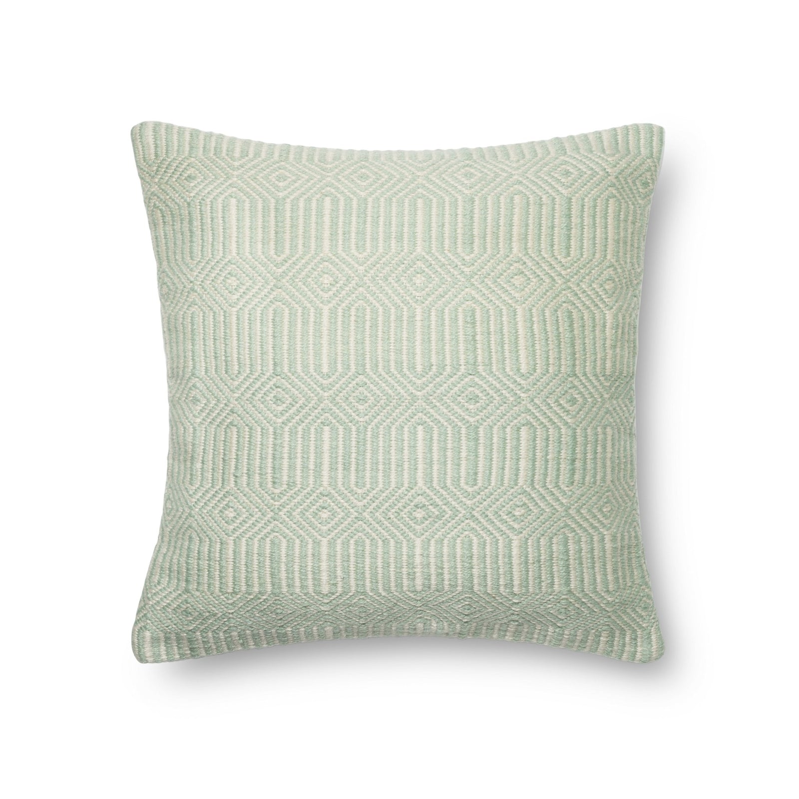 Loloi P0339 Aqua/Ivory Pillow