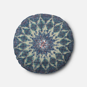 Loloi P0378 Blue/Rust Pillow