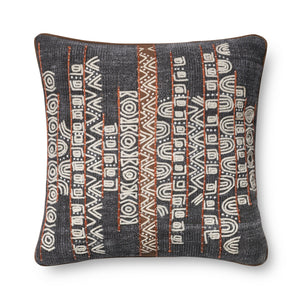 Loloi P0378 Blue/Rust Pillow