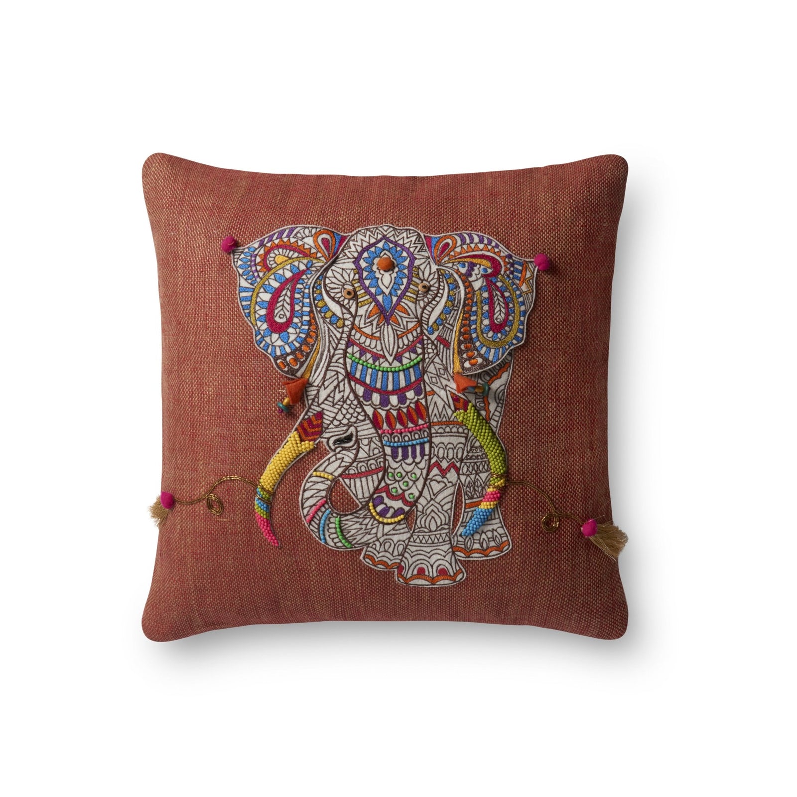 Loloi P0492 Rust/Multi Pillow