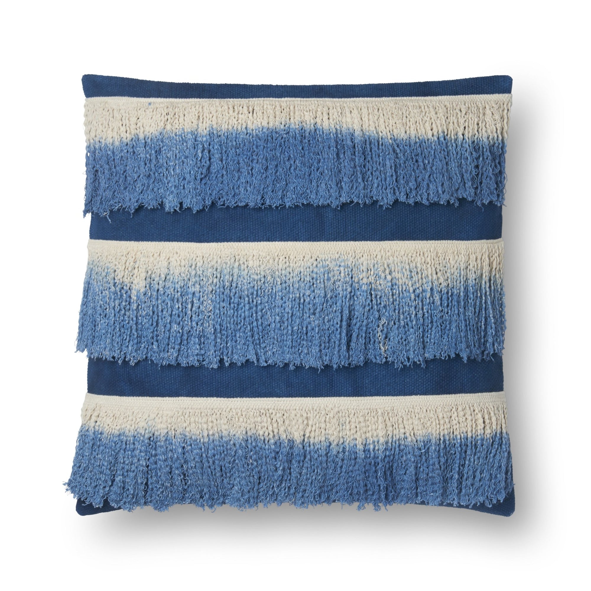Loloi P0593 Blue/Ivory Pillow - Rug & Home