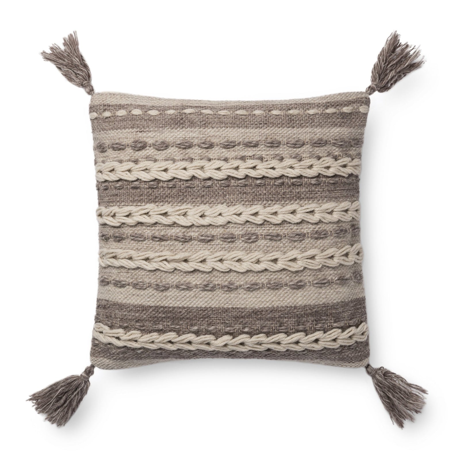 Loloi P0707 Dark Taupe Pillow