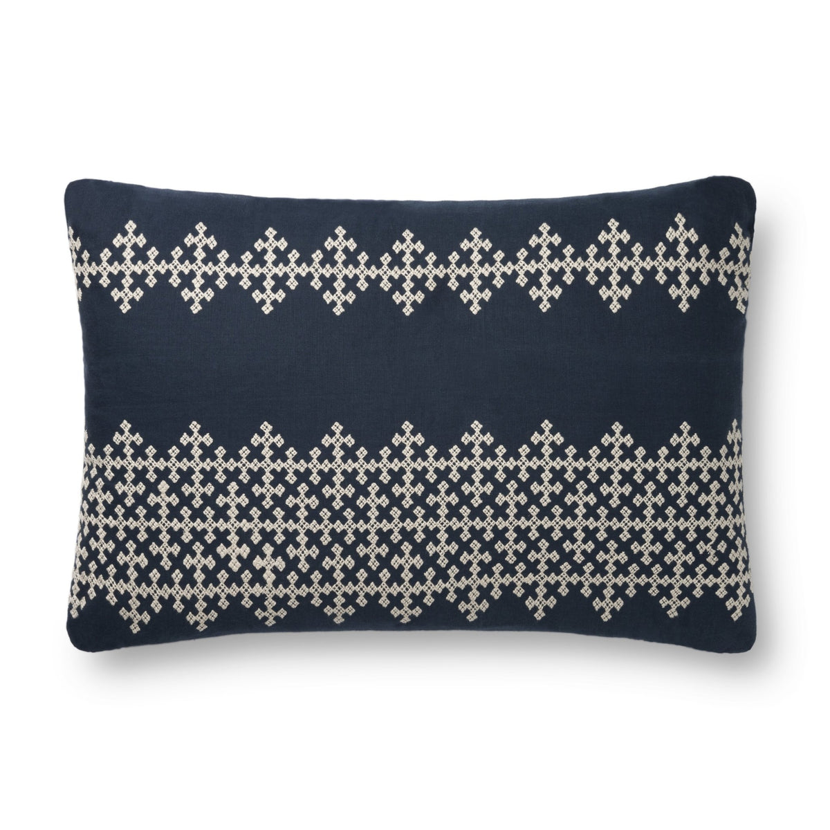 Loloi P0833 Navy/Ivory Pillow