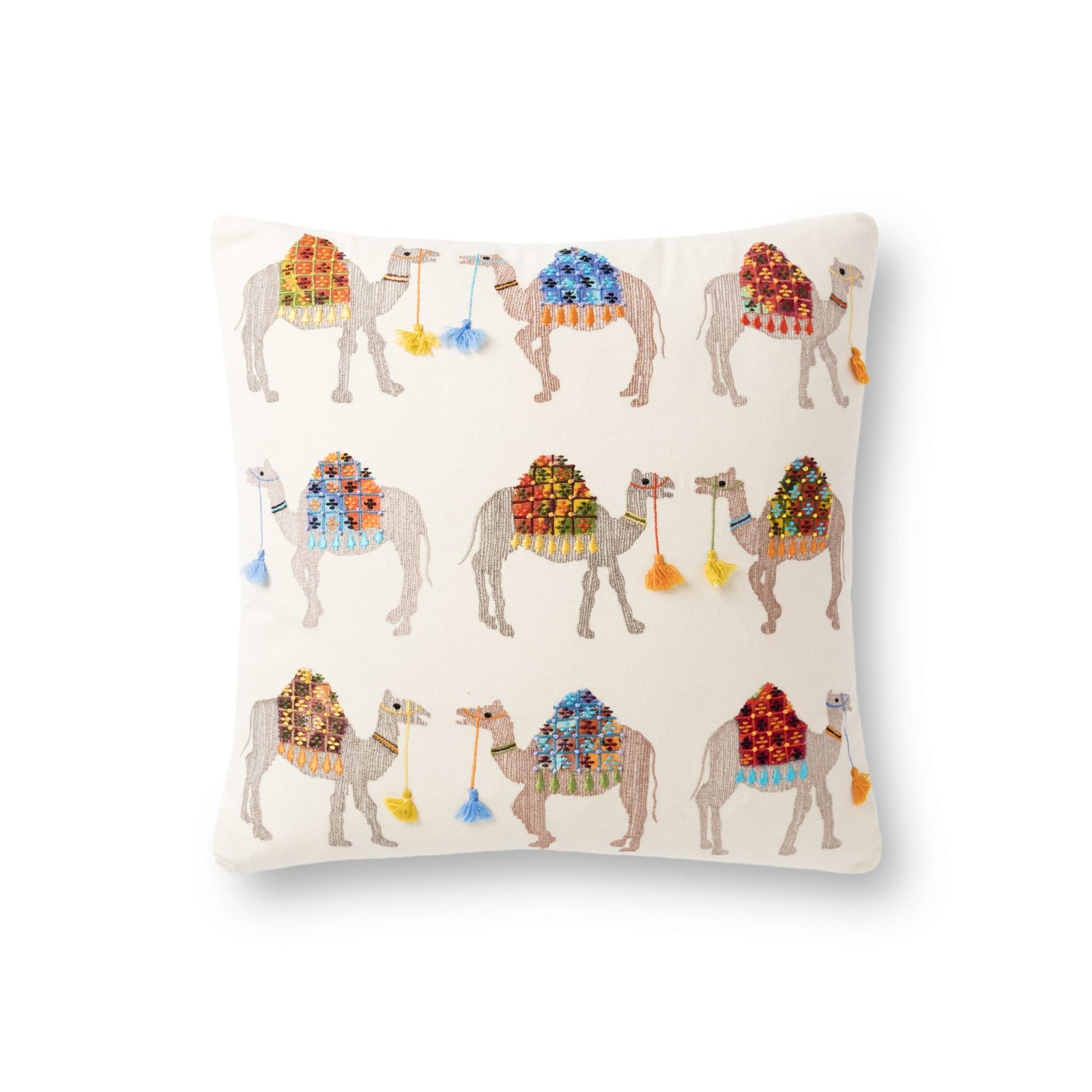 Loloi P0868 Natural/Multi Pillow