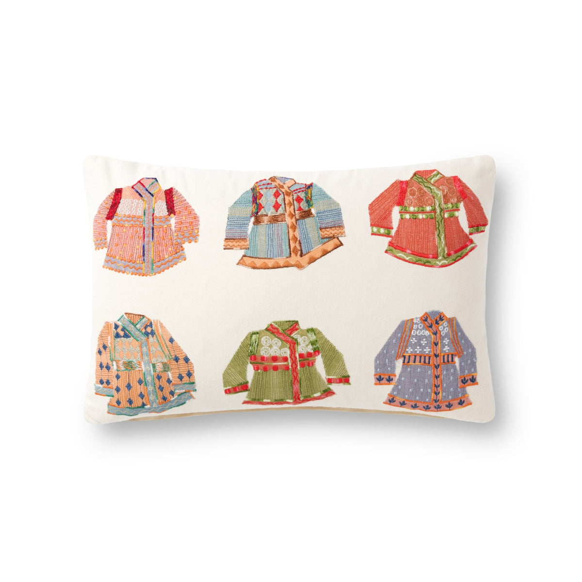 Loloi P0870 Natural/Multi Pillow