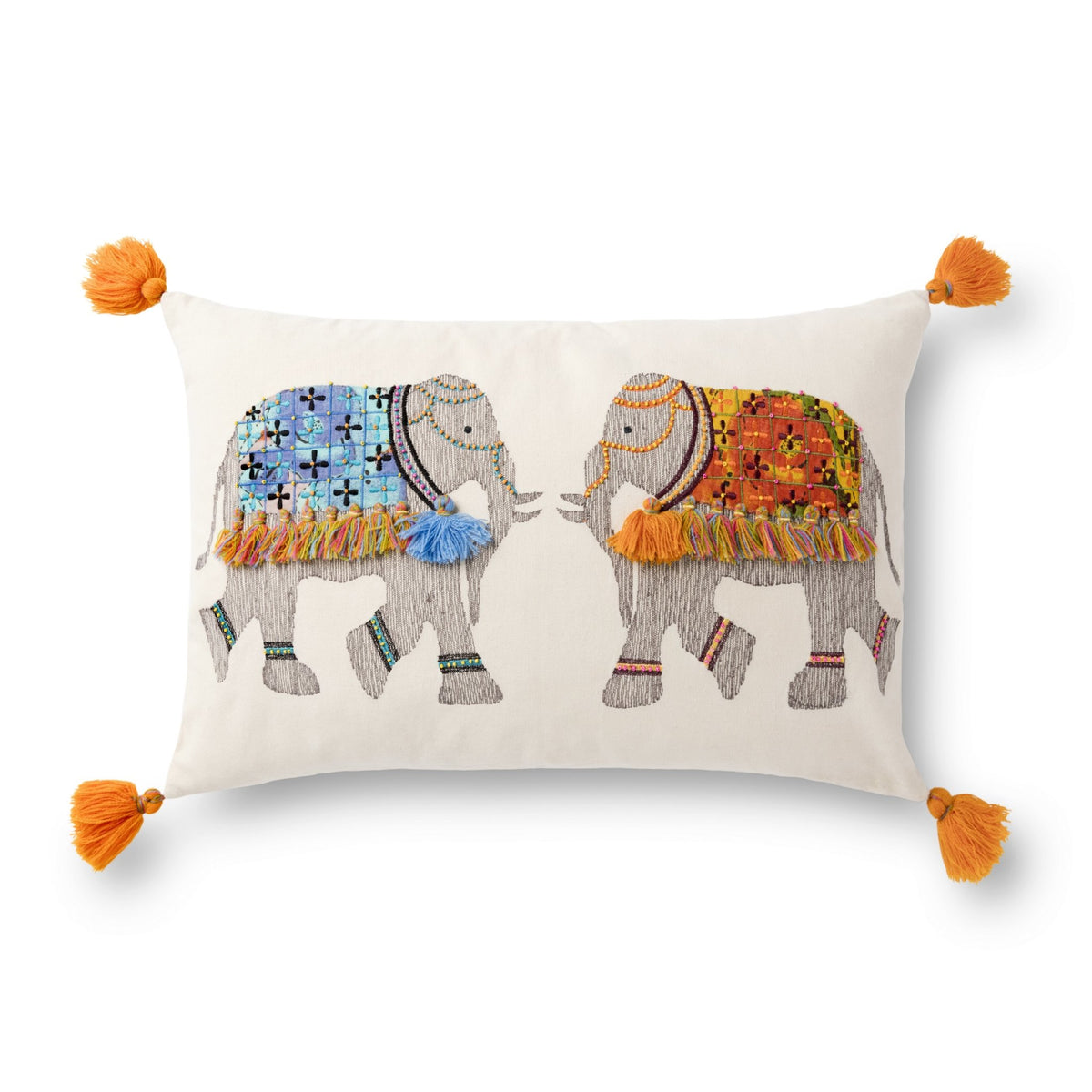 Loloi P0871 Natural/Multi Pillow