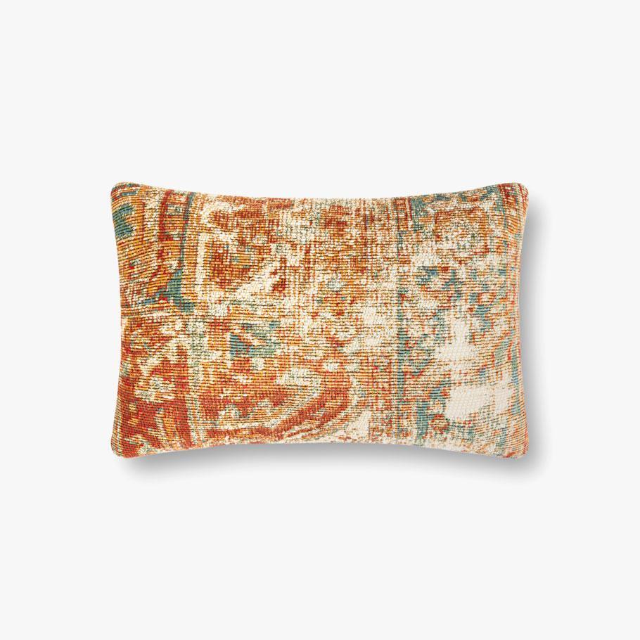 Loloi P0881 Rust/Multi Pillow