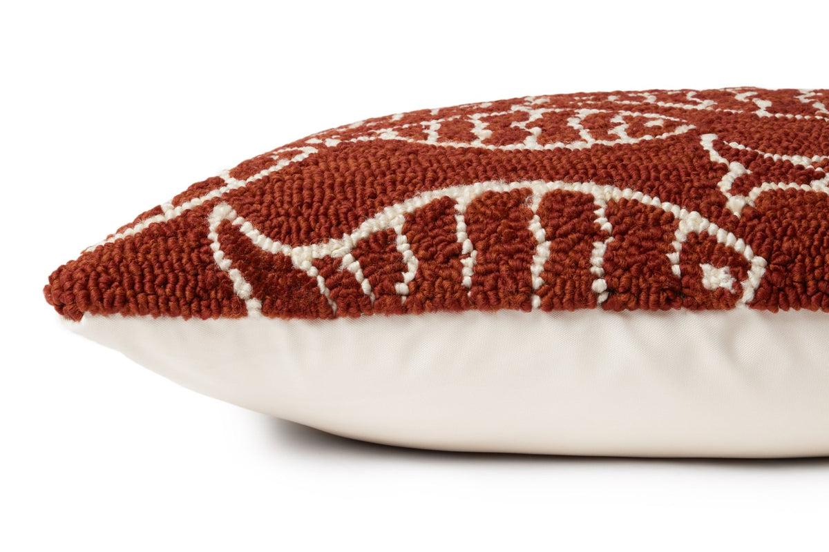 Loloi P0908 Red Pillow