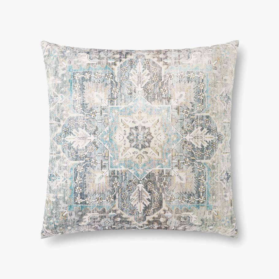 Loloi P0913 Grey/Multi Pillow