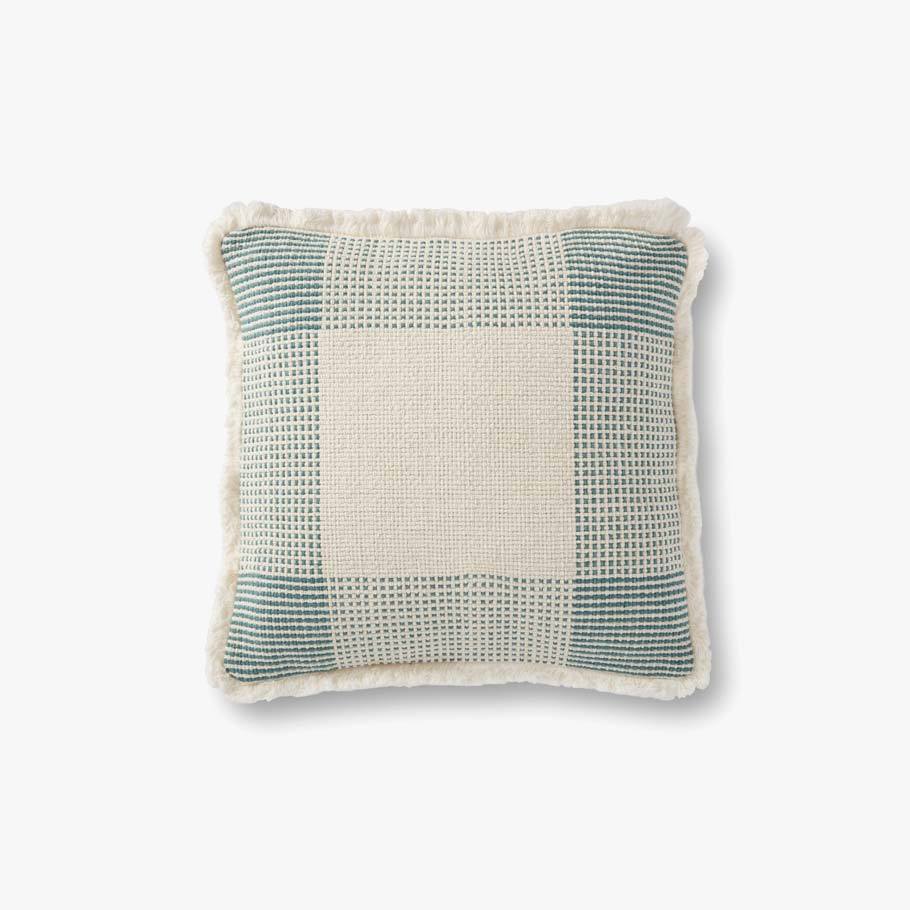 Loloi P0917 Natural/Green Pillow