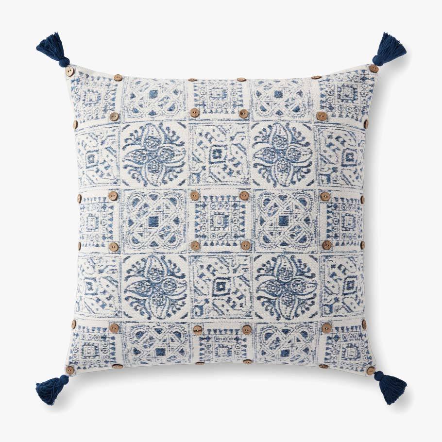 Loloi P0921 Blue/Multi Pillow