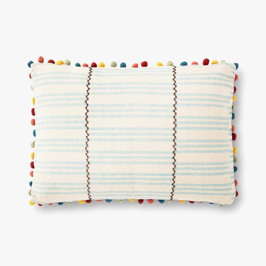 Loloi P0926 Teal/Multi Pillow
