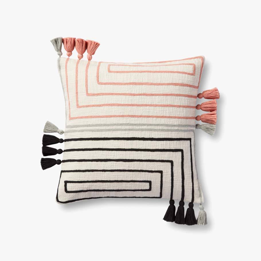Loloi P0941 Natural/Multi Pillow