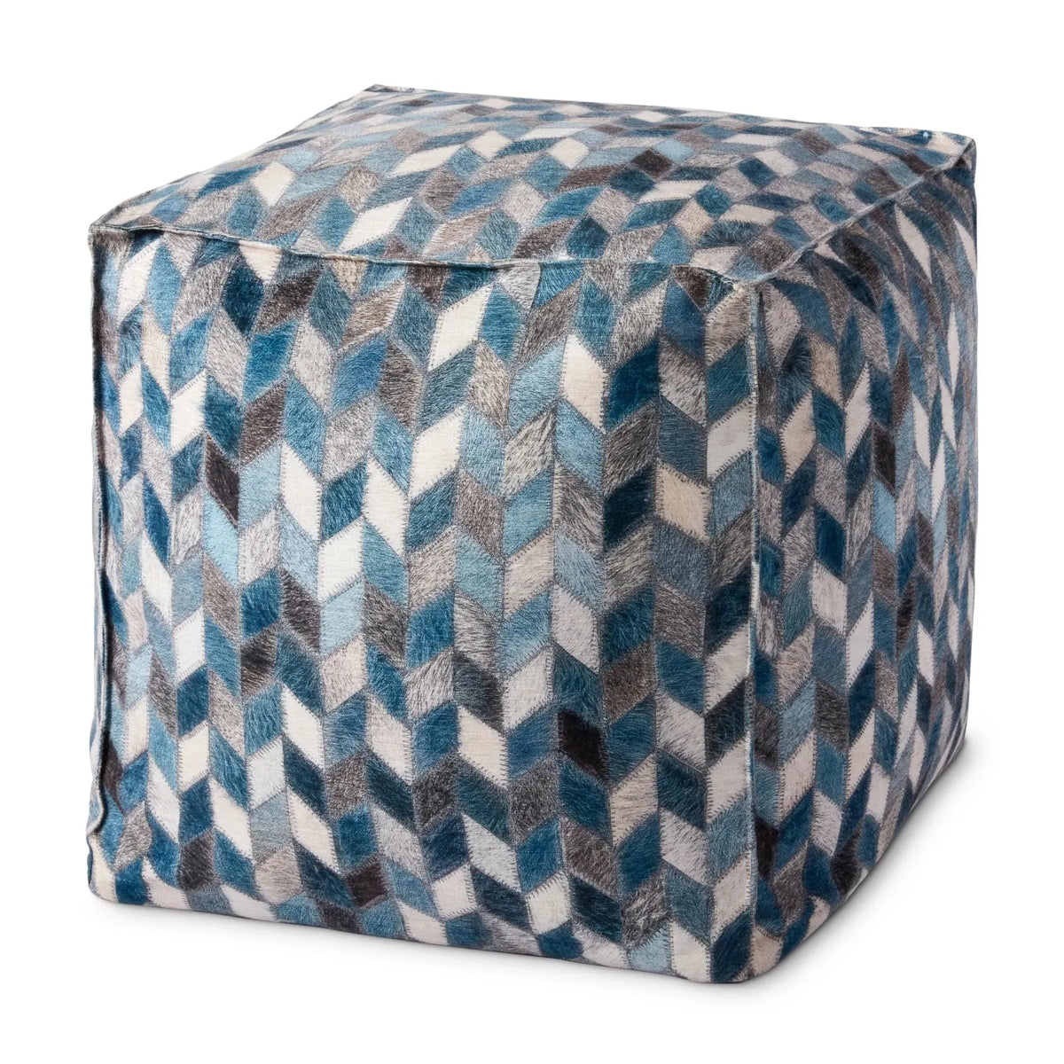 Loloi Pf0004 Grey/Multi Pouf