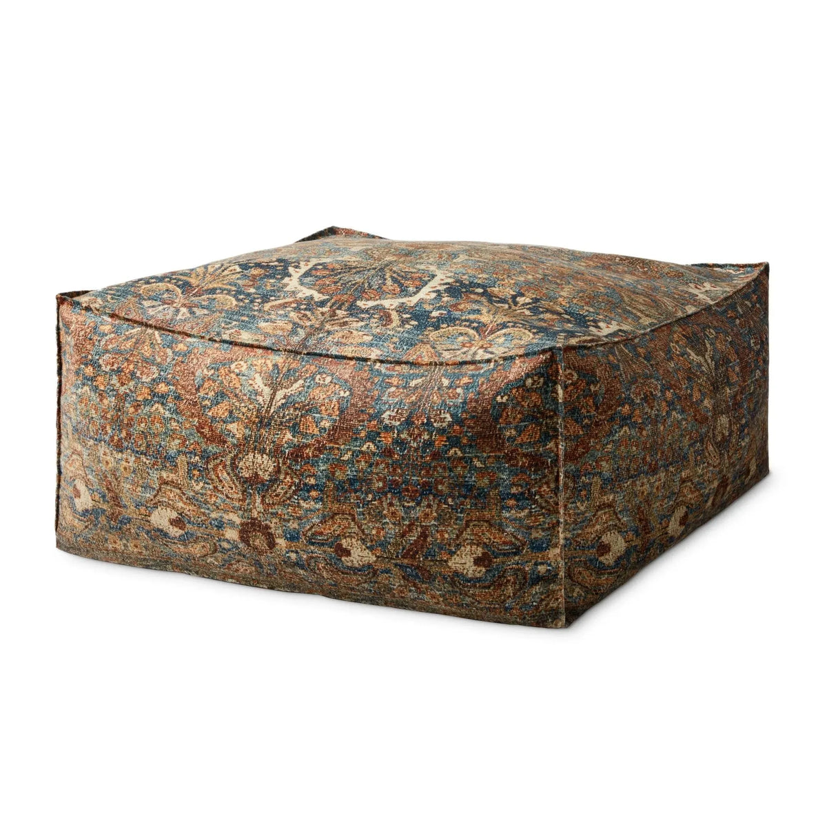 Loloi Pf2001 Navy/Multi Pouf