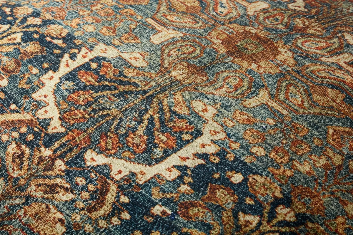 Loloi Pf2001 Navy/Multi Pouf