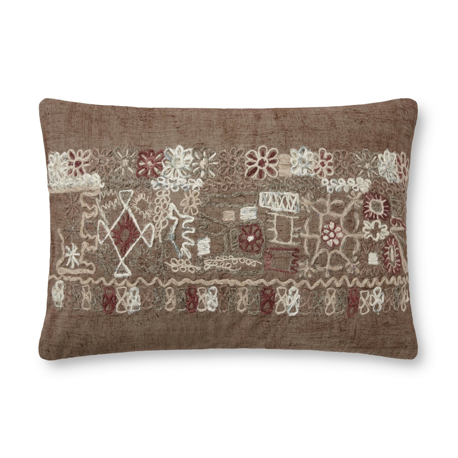Loloi Pll0003 Taupe/Multi Pillow