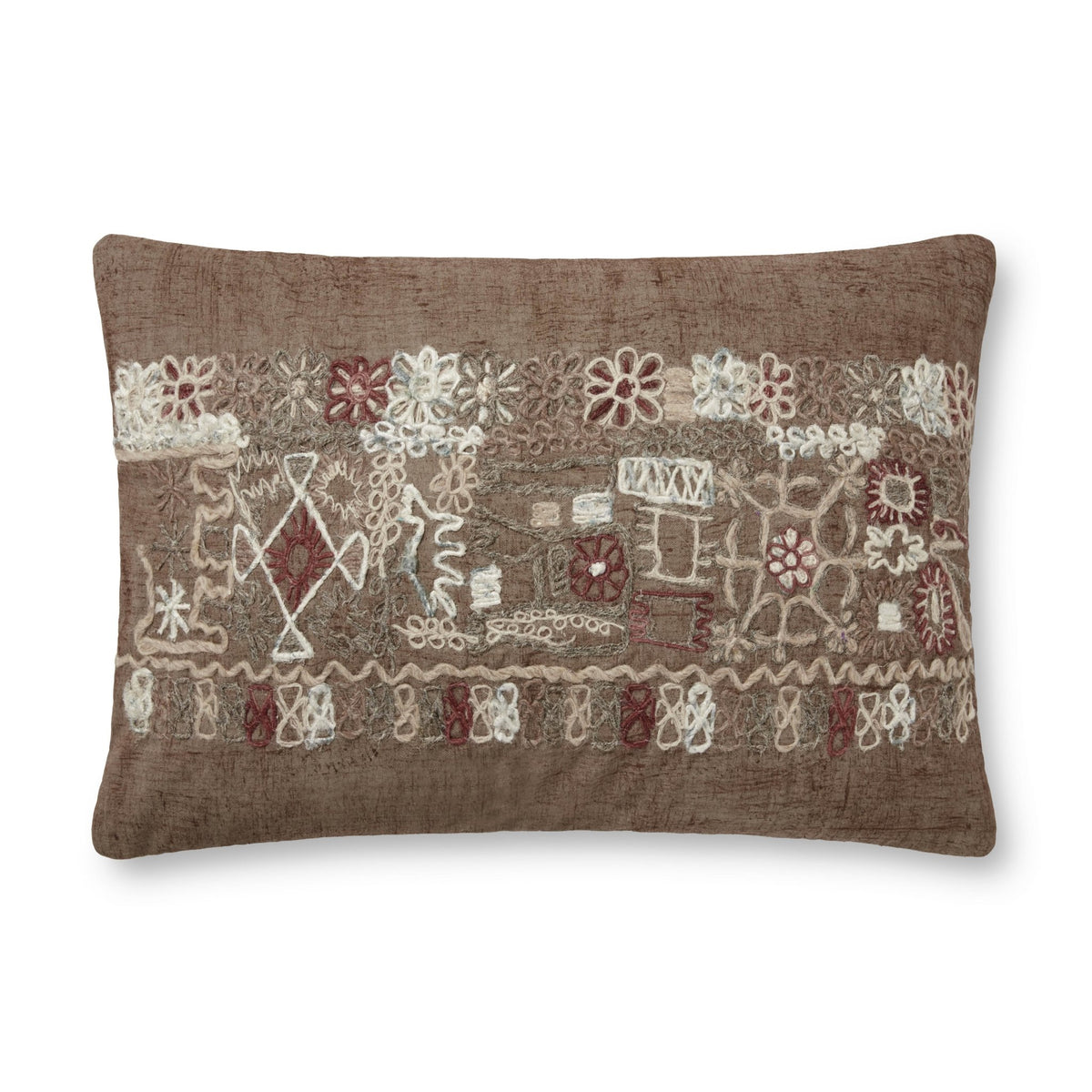 Loloi Pll0003 Taupe/Multi Pillow - Rug & Home