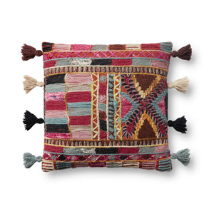 Loloi Pll0015 Pink/Multi Pillow - Rug & Home