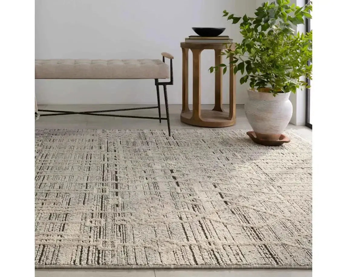 Lore LRE02 Cream/Grey Rug