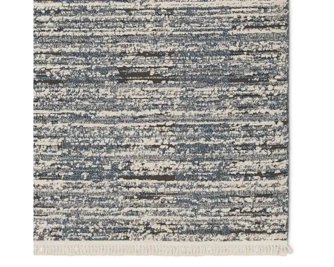 Lore LRE03 Blue/Cream Rug