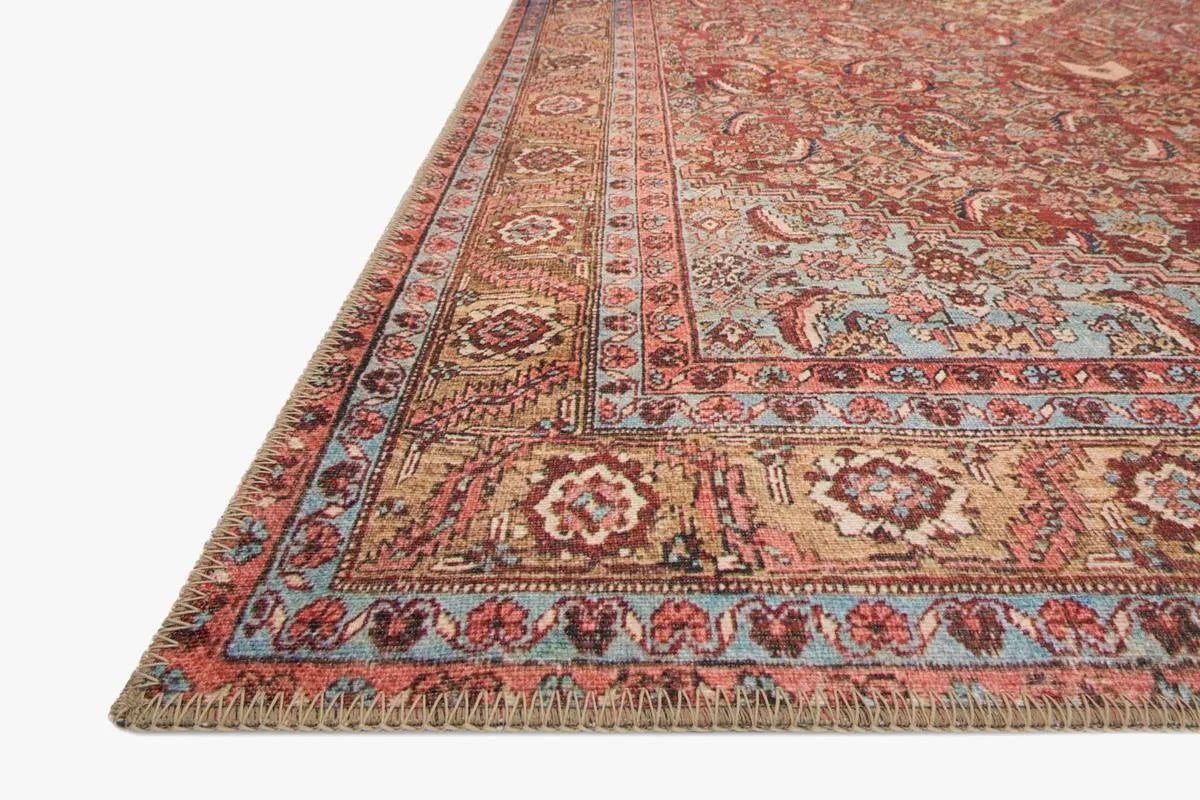 Loren LQ 06 Red / Multi Rug - Rug & Home