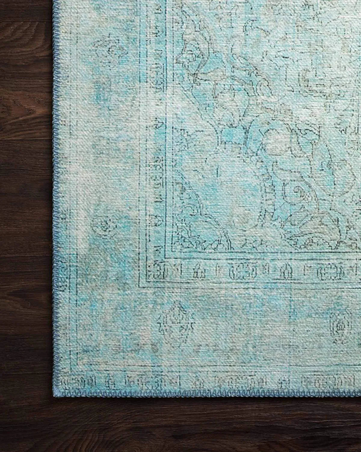 Loren LQ 08 Aqua Rug - Rug & Home