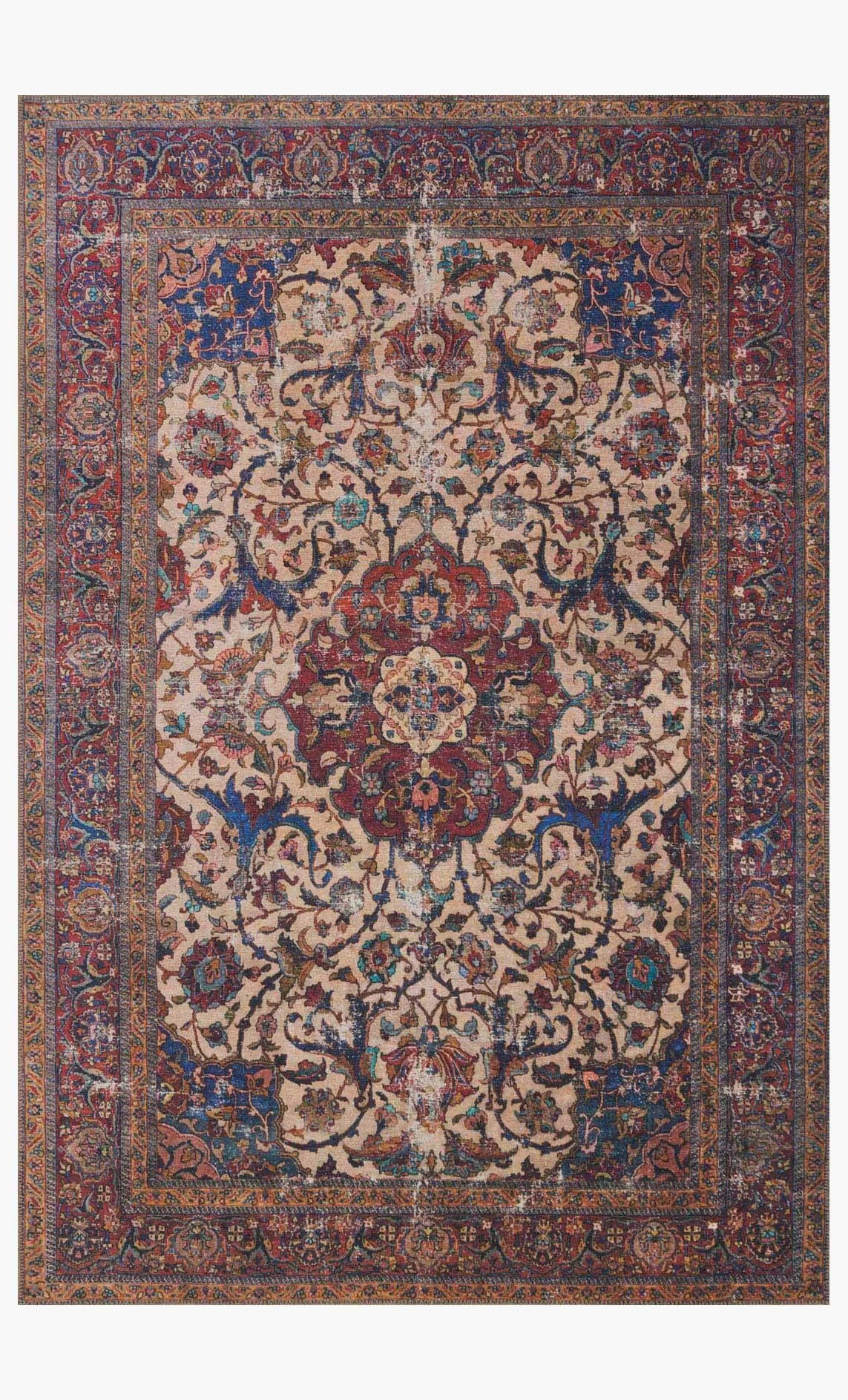 Loren LQ 11 Sand / Multi Rug - Rug & Home